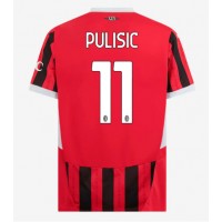 Moški Nogometni dresi AC Milan Christian Pulisic #11 Domači 2024-25 Kratek Rokav